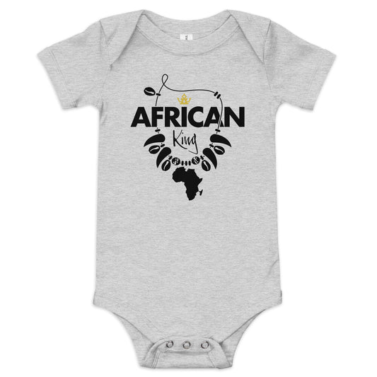 Mboalegacy Baby short sleeve one piece African King