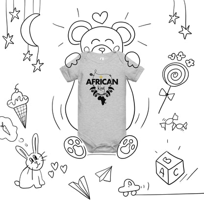 Mboalegacy Baby short sleeve one piece African King