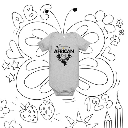 Mboalegacy Baby short sleeve one piece African King