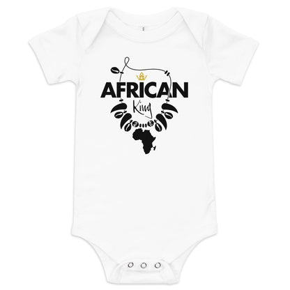 Mboalegacy Baby short sleeve one piece African King