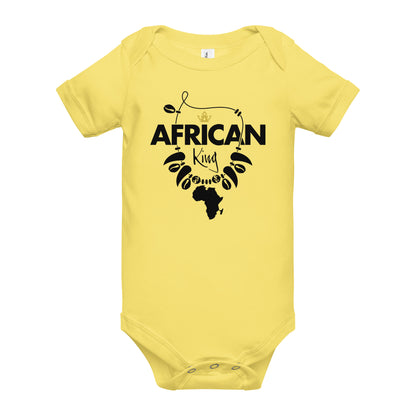 Mboalegacy Baby short sleeve one piece African King