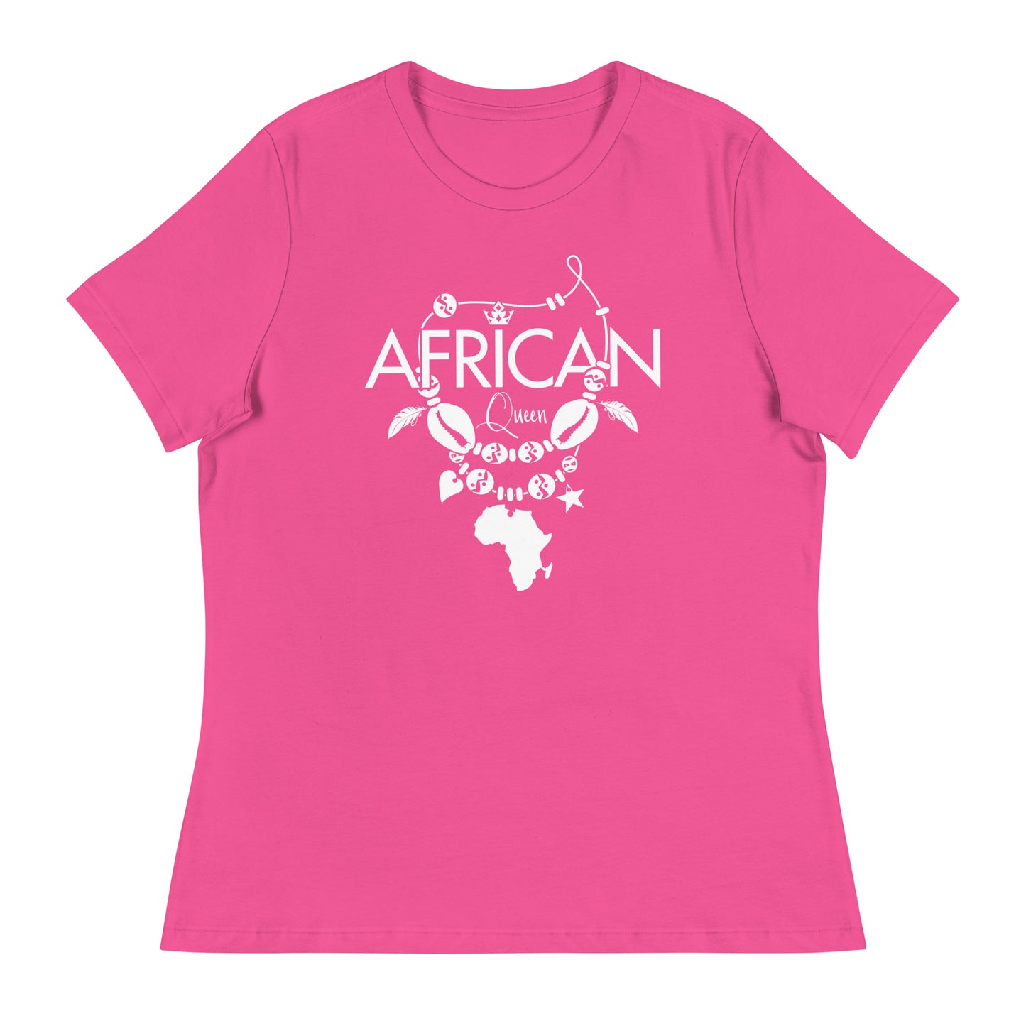 Mboalegacy Women's Relaxed T-Shirt African Queen B