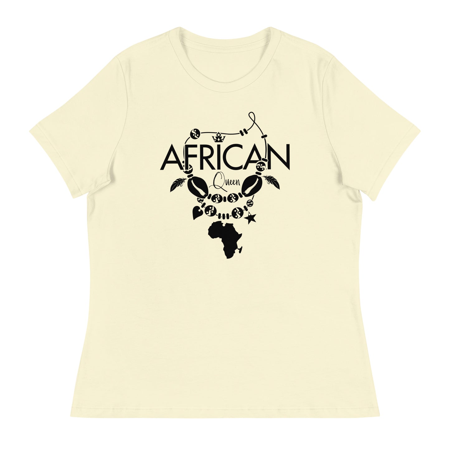 Mboalegacy Women's Relaxed T-Shirt African Queen