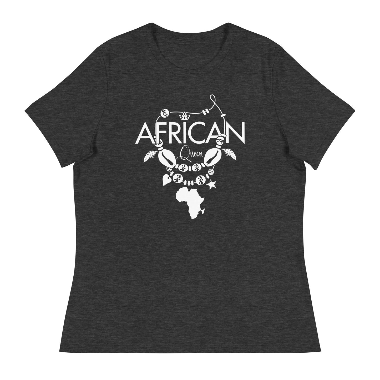 Mboalegacy Women's Relaxed T-Shirt African Queen B