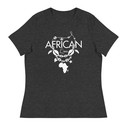 Mboalegacy Women's Relaxed T-Shirt African Queen B