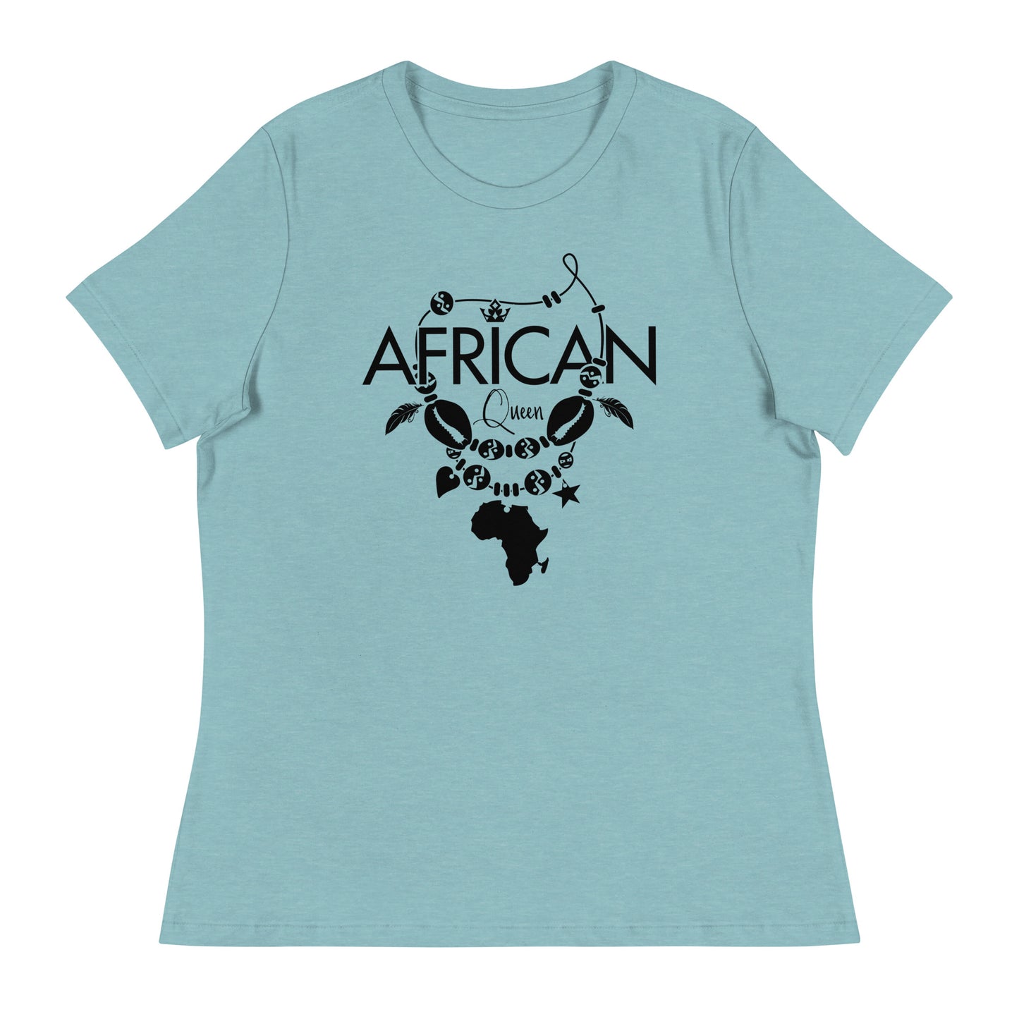 Mboalegacy Women's Relaxed T-Shirt African Queen