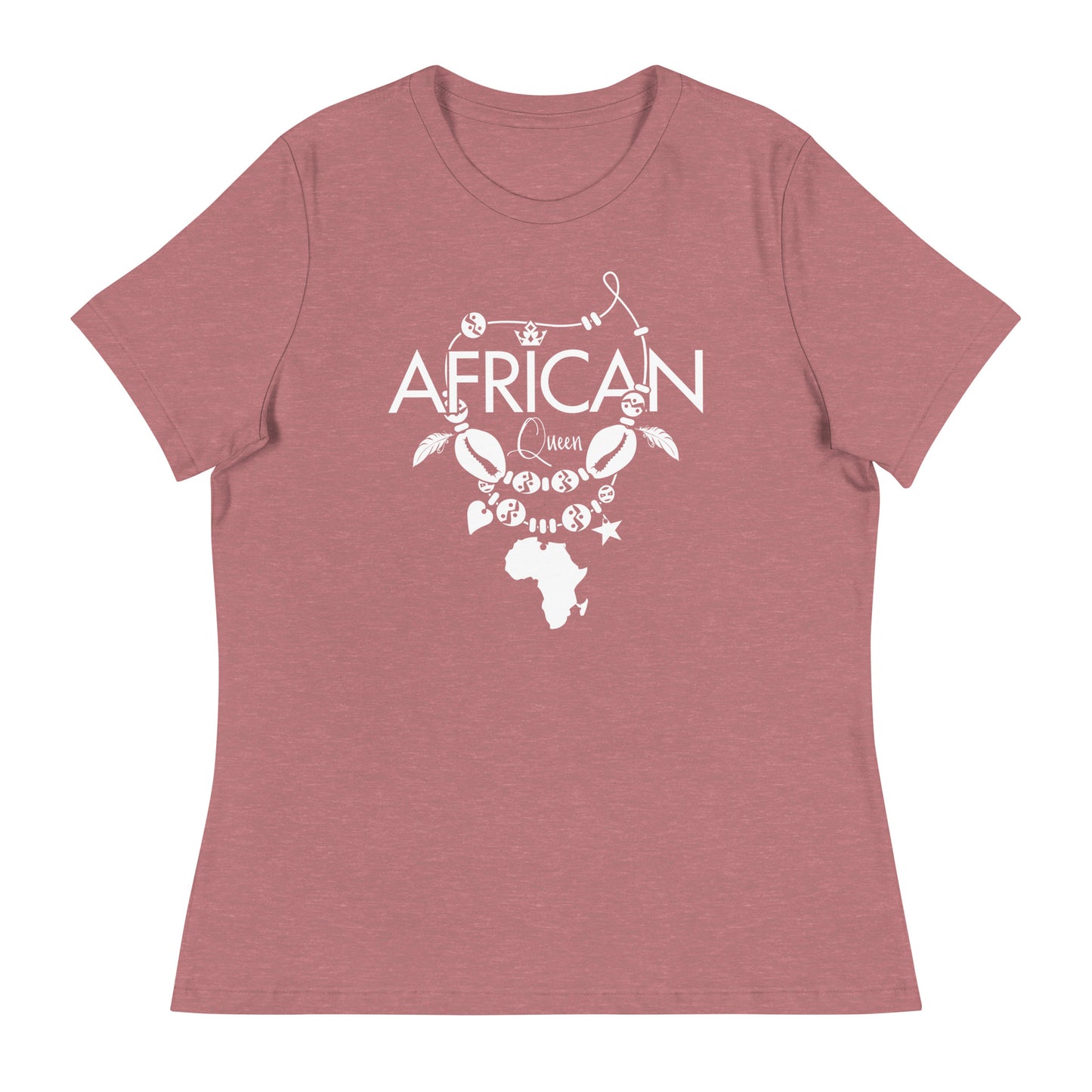 Mboalegacy Women's Relaxed T-Shirt African Queen B