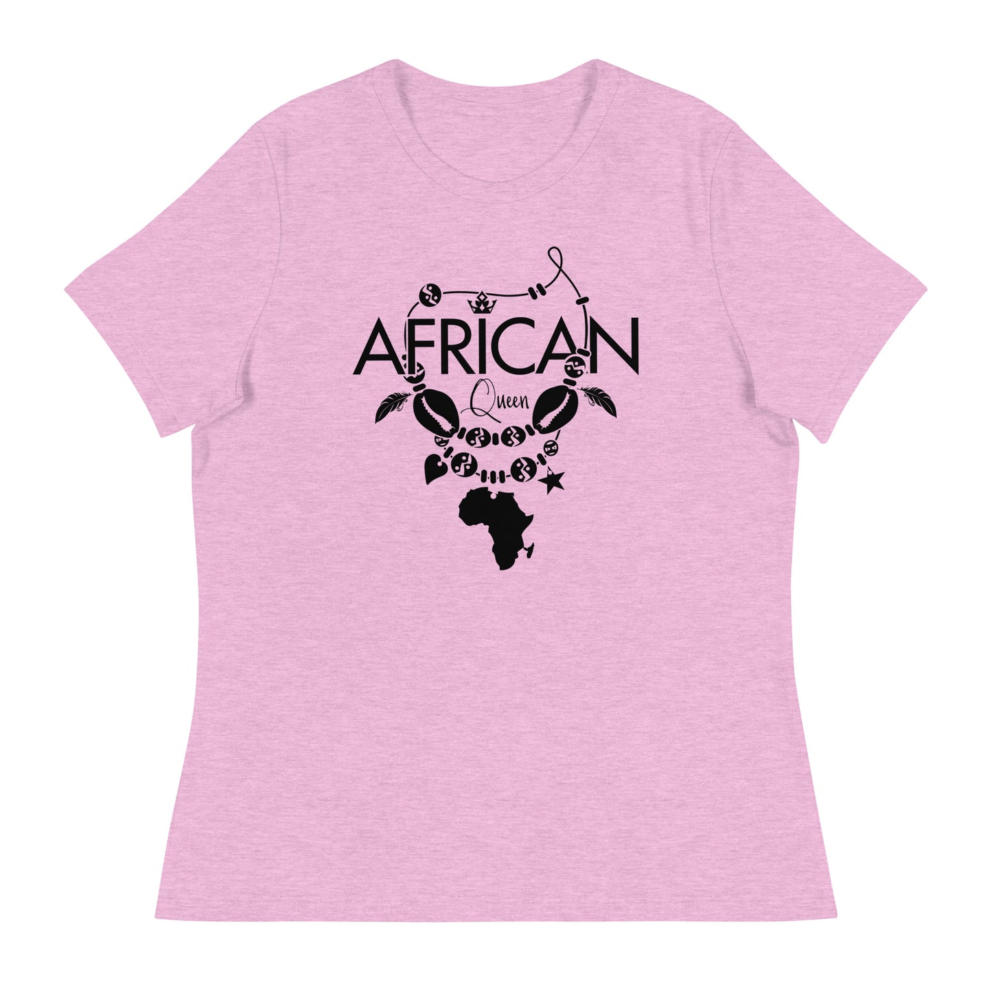 Mboalegacy Women's Relaxed T-Shirt African Queen