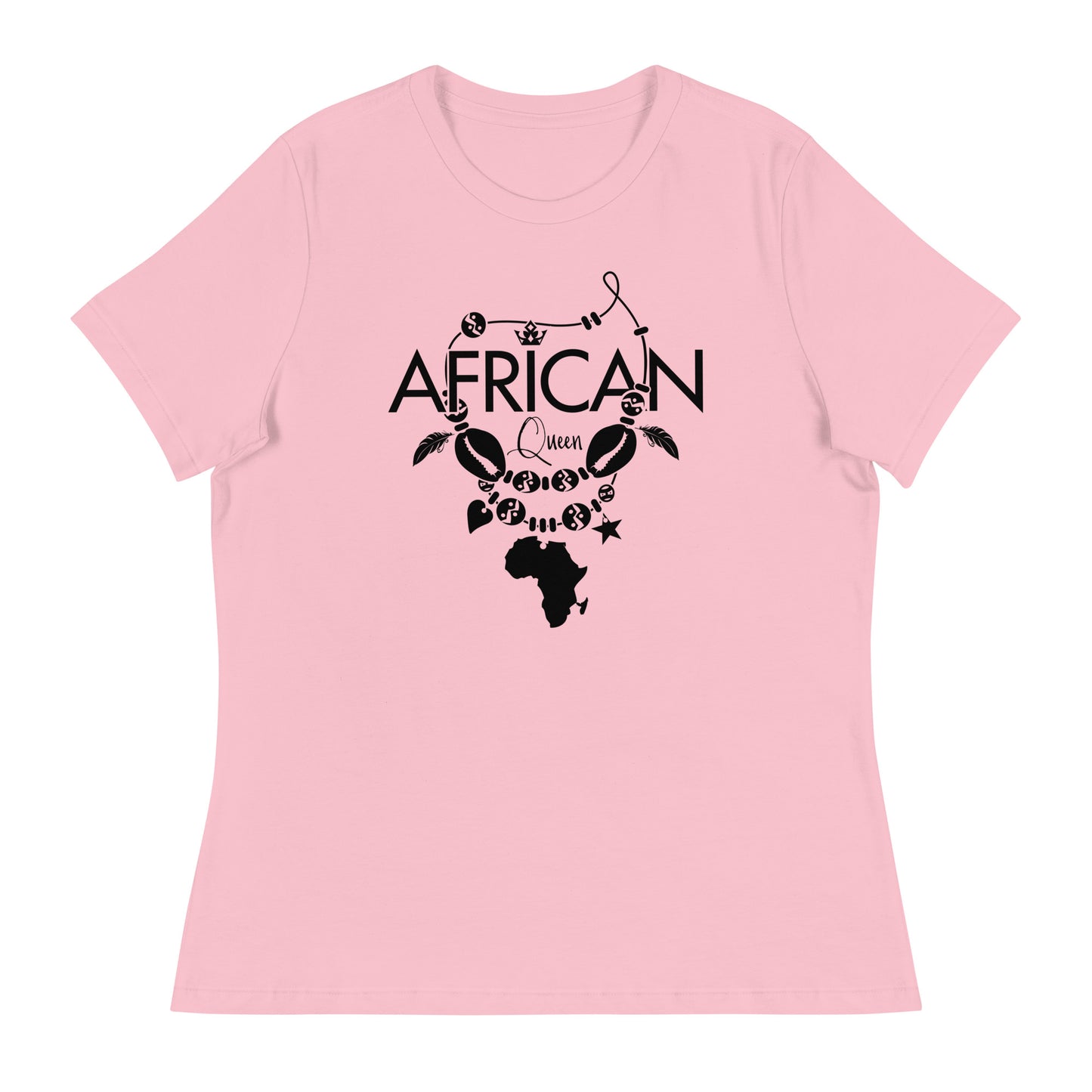 Mboalegacy Women's Relaxed T-Shirt African Queen