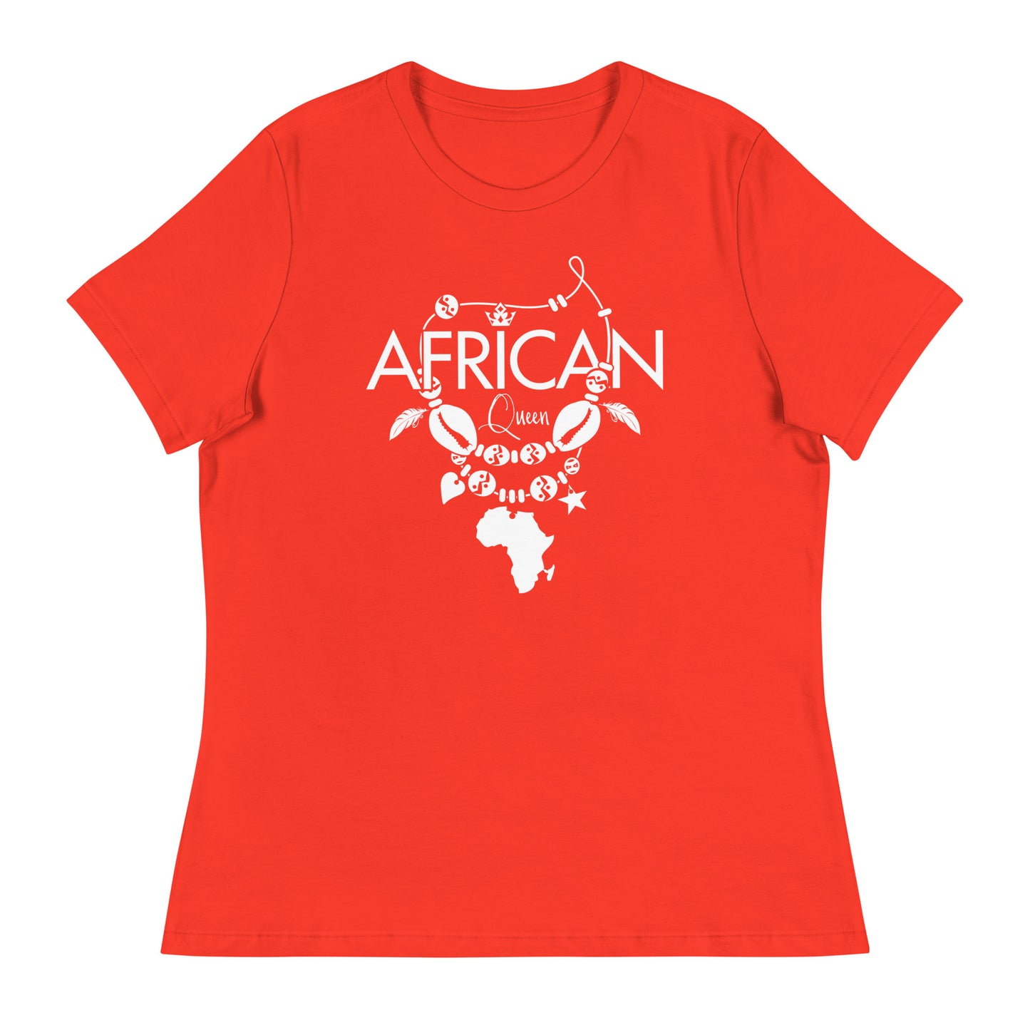 Mboalegacy Women's Relaxed T-Shirt African Queen B