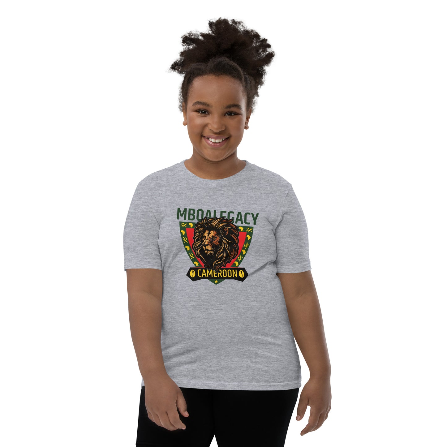 Mboalegacy Youth Short Sleeve T-Shirt Cameroon