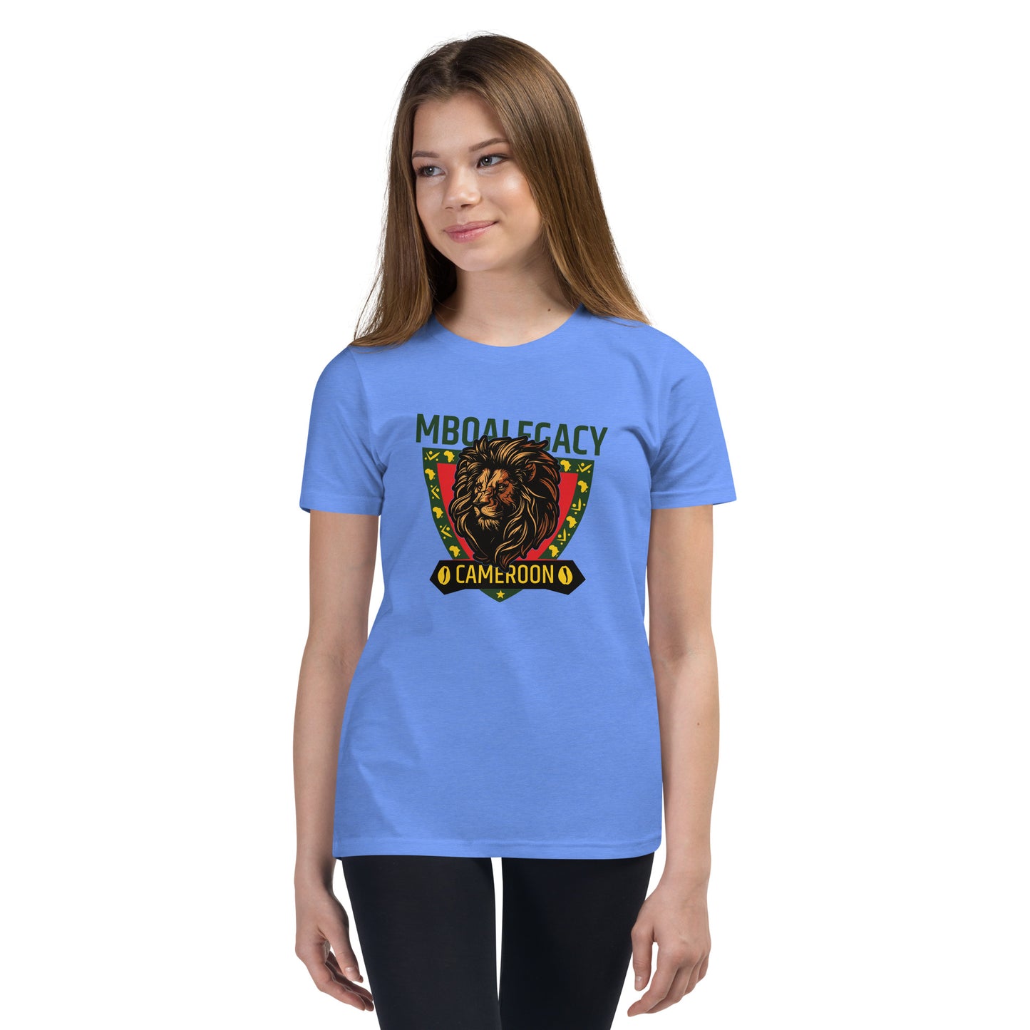 Mboalegacy Youth Short Sleeve T-Shirt Cameroon