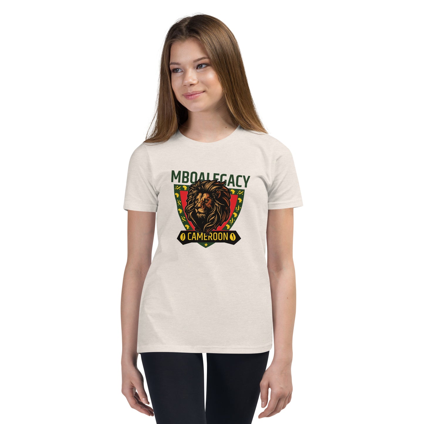 Mboalegacy Youth Short Sleeve T-Shirt Cameroon