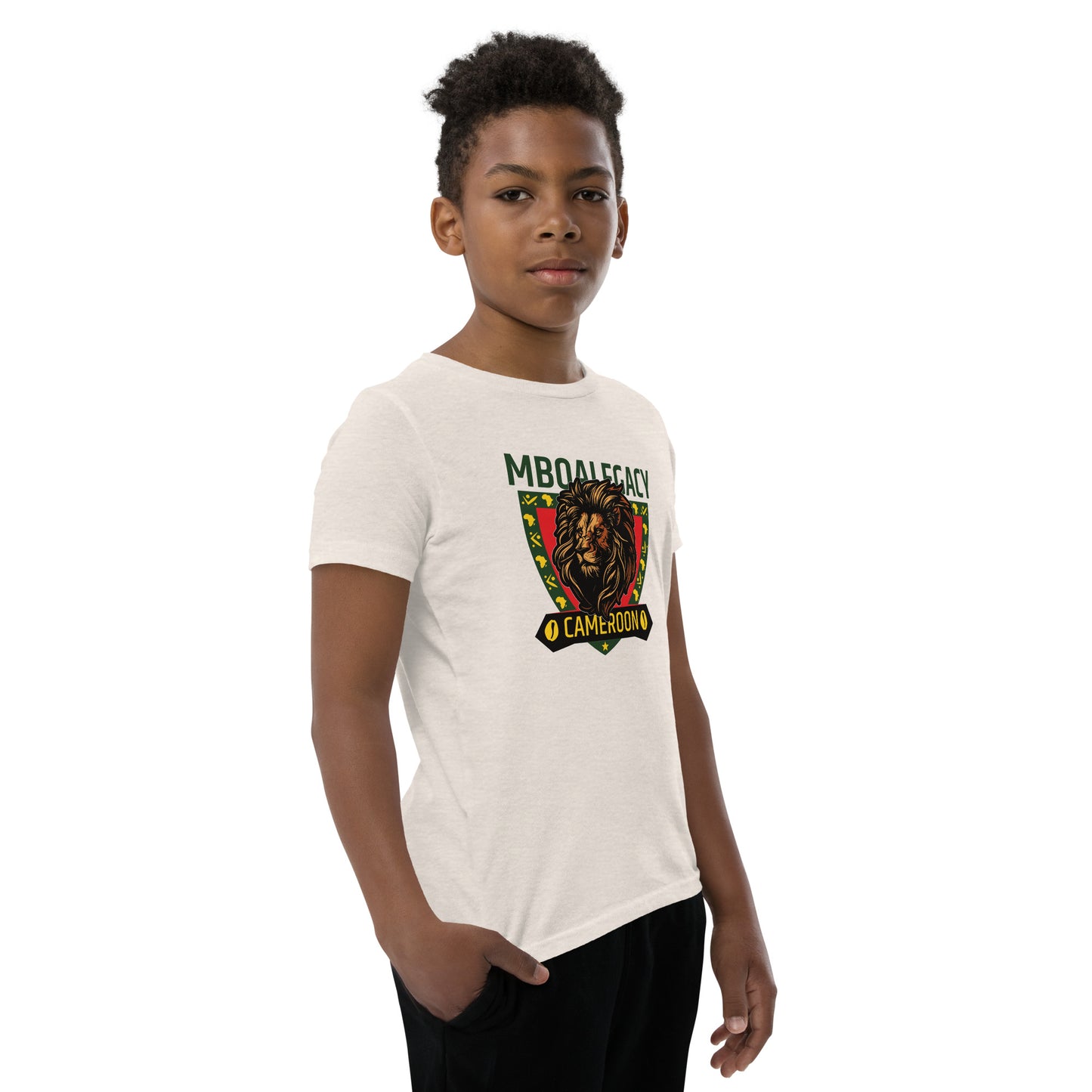 Mboalegacy Youth Short Sleeve T-Shirt Cameroon