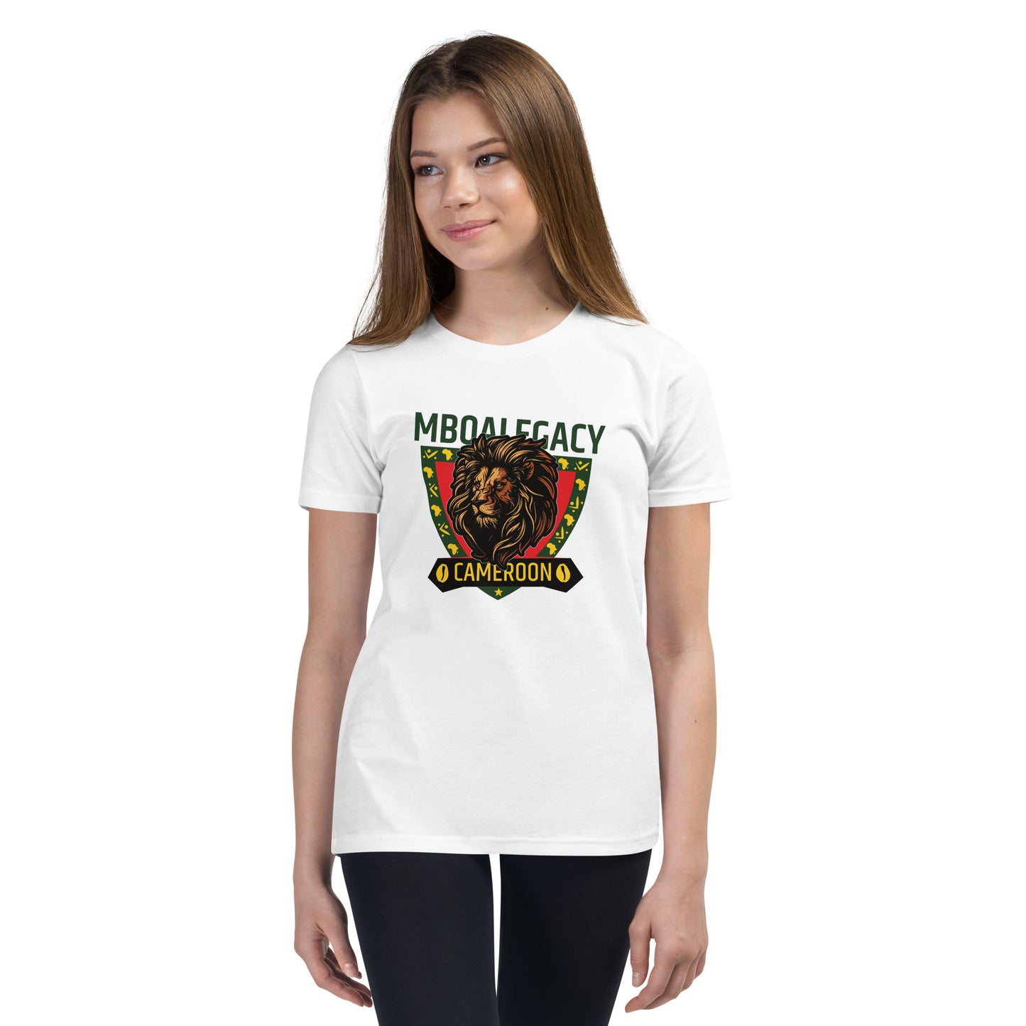 Mboalegacy Youth Short Sleeve T-Shirt Cameroon